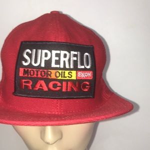 Vintage dead-stock Superflo motor oils Exxon hat